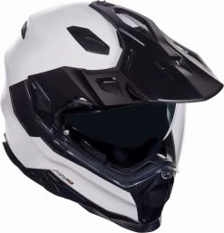 Nexx Adventure-Integralhelm X.WED2 Mit Helmschirm Und Sonnenblende -Motorradbekleidungsgeschäft x.wed2 plain white 3.4 r 1