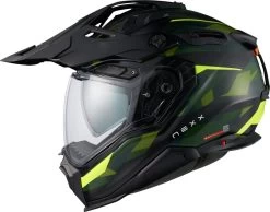 Nexx X.WED3 Adventure Helm ECE 22.06 Mit FSR System Pinlock Sonnenblende Und Extra Visier -Motorradbekleidungsgeschäft x.wed3 trailmania green neon mt