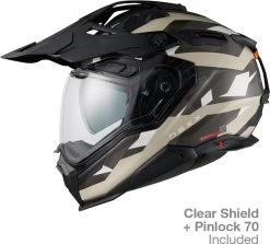 Nexx X.WED3 Adventure Helm ECE 22.06 Mit FSR System Pinlock Sonnenblende Und Extra Visier -Motorradbekleidungsgeschäft x.wed3 trailmania light sand mt 2