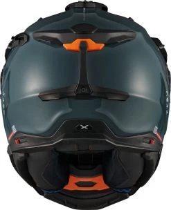 Nexx X.WED3 Adventure Helm ECE 22.06 Mit FSR System Pinlock Sonnenblende Und Extra Visier -Motorradbekleidungsgeschäft x.wed3 wild pro wild blue back