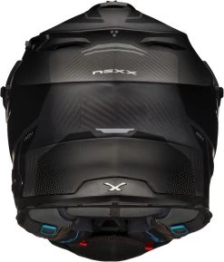 Nexx Adventure-Integralhelm X.WED2 Mit Helmschirm Und Sonnenblende -Motorradbekleidungsgeschäft x.wed 2 vaal black mt back 1