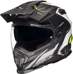 Nexx Adventure-Integralhelm X.WED2 Mit Helmschirm Und Sonnenblende -Motorradbekleidungsgeschäft x.wed 2 vaal white neon mt 3 4 1
