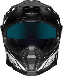Nexx Adventure-Integralhelm X.WED2 Mit Helmschirm Und Sonnenblende -Motorradbekleidungsgeschäft x.wed 2 vaal white neon mt front 1