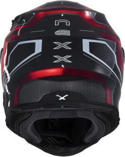 Nexx Sport-Integralhelm X.WST2 Mit Sonnenblende Und Doppel-D Verschluss 36 Nexx Sport-Integralhelm X.WST2 Mit Sonnenblende Und Doppel-D Verschluss -Motorradbekleidungsgeschäft x.wst 2 supercell black red back 1