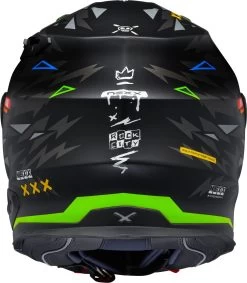 Nexx Sport-Integralhelm X.WST2 Mit Sonnenblende Und Doppel-D Verschluss 30 Nexx Sport-Integralhelm X.WST2 Mit Sonnenblende Und Doppel-D Verschluss -Motorradbekleidungsgeschäft x.wst2 rockcity black neon mt back 1