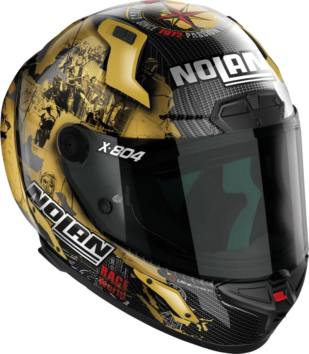 Nolan X-804 RS Ultra Carbon Sport-Integralhelm ECE 22.06 Mit NERS-System Pinlock Und Zwei Visieren 17 Nolan X-804 RS Ultra Carbon Sport-Integralhelm ECE 22.06 Mit NERS-System Pinlock Und Zwei Visieren – Bild 15
