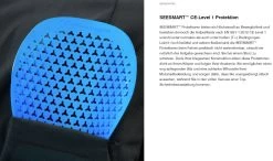 REV'IT! Motorradjacke AFTERBURN H2O LADY Damen CE Wasserdicht Mit Thermofutter Und Protektoren -Motorradbekleidungsgeschäft x afterburn h2o lady detail 2