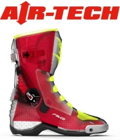 Falco Motorradstiefel LIBERTY 2.1 Wasserdicht Mit High-Tex-Membrane CE Und D3O Protektoren -Motorradbekleidungsgeschäft x detail airtech 7