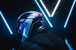 Shark Skwal I3 Integralhelm Mit LED ECE 22.06 +EXTRA VISIER Mit Max Vision Pinlock Und Sonnenblende -Motorradbekleidungsgeschäft x skwal i3 detail 2 1