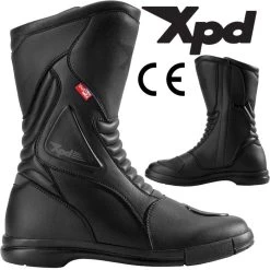 XPD Motorradstiefel X-TRAIL OUTDRY Wasserdicht Winddicht Leder CE