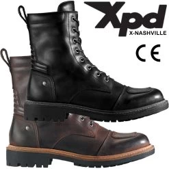XPD Motorradstiefel X-NASHVILLE Leder CE