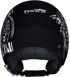 Nexx Y.10 Jethelm ECE 22.06 Mit Sonnenblende -Motorradbekleidungsgeschäft y.10 artville schwarz weiss 3