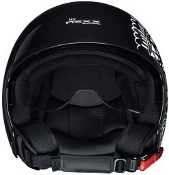 Nexx Y.10 Jethelm ECE 22.06 Mit Sonnenblende -Motorradbekleidungsgeschäft y.10 artville schwarz weiss 4