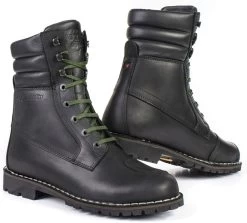 Stylmartin Motorradstiefel YU'ROK Leder Wasserdicht Mit Vibram-Sohle CE Und Protektoren -Motorradbekleidungsgeschäft yurok schwarz 2